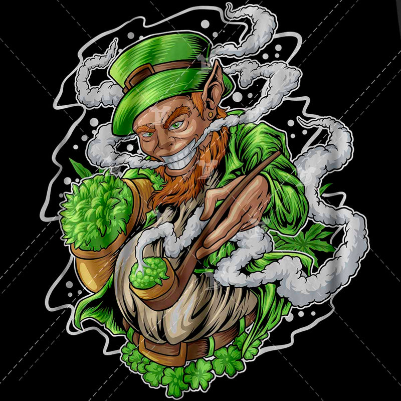 Leprechaun with weed
