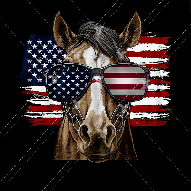 Patriotic Horse