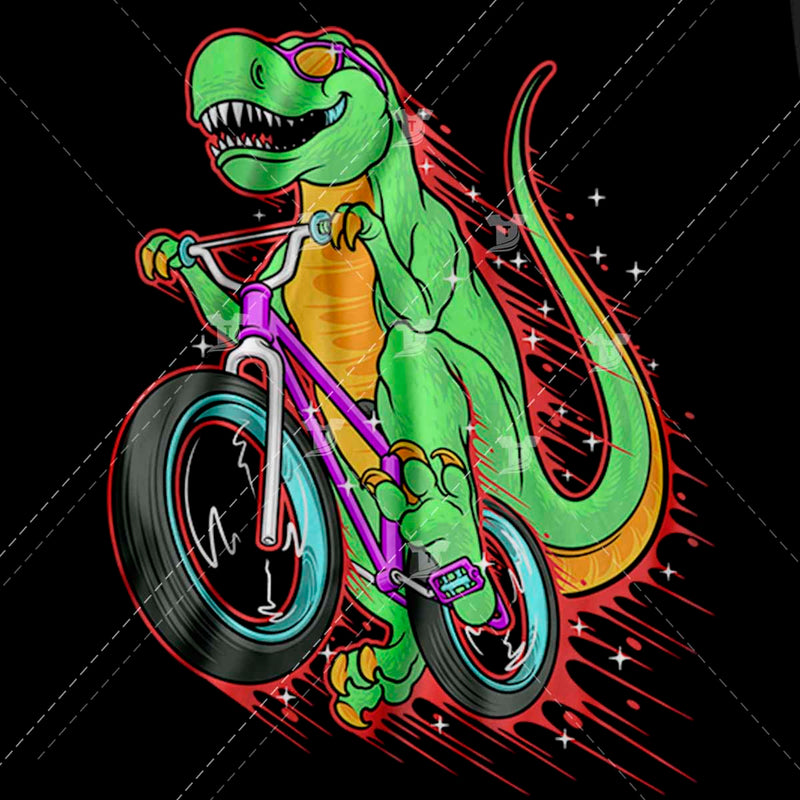 T-rex riding Bmx(2 versions)