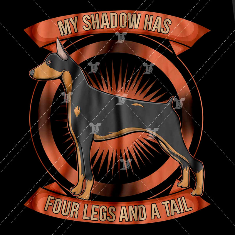 My shadow has four legs and a tail(dobber man)