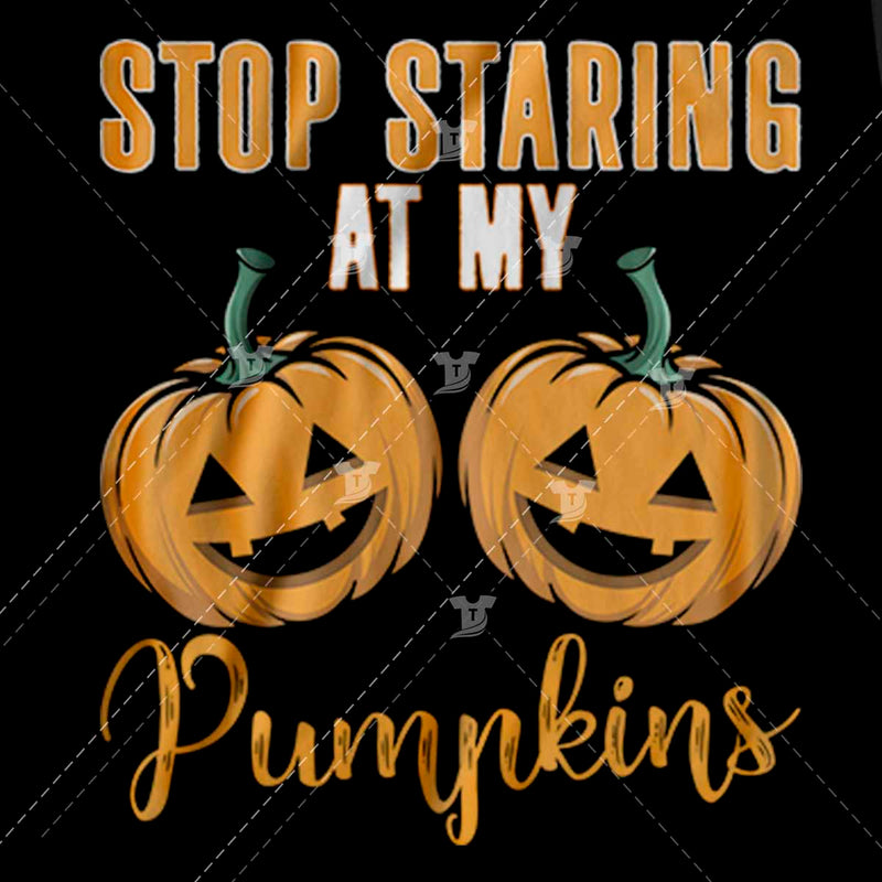 Stop staring at my pumpkins
