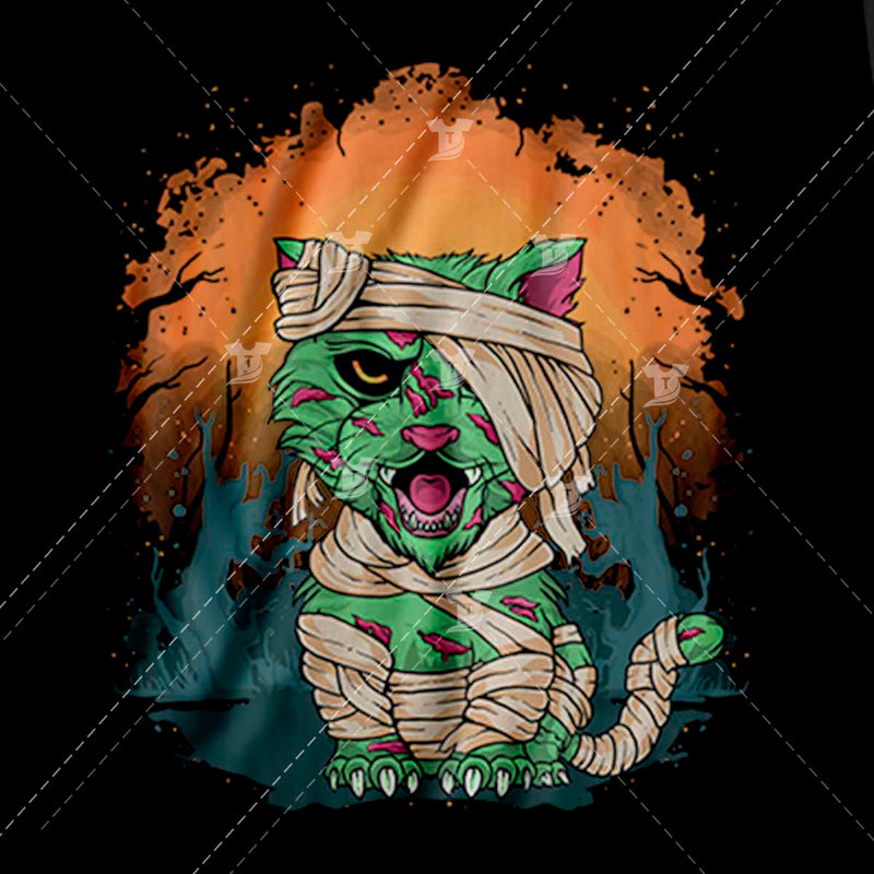 halloween monster/Zombie Mummy cat(2 designs)
