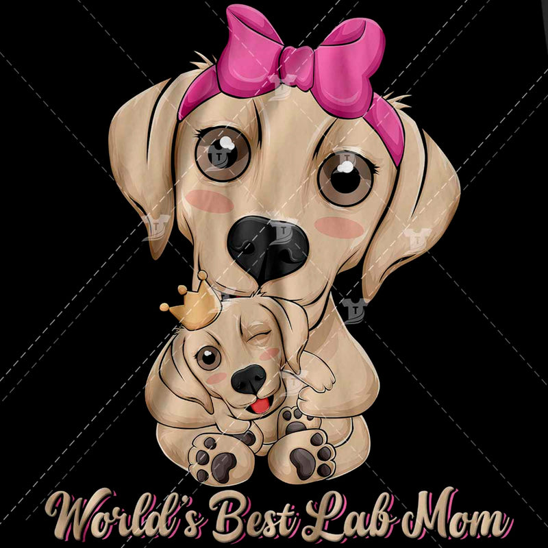 Labrador dog mom (3 version)