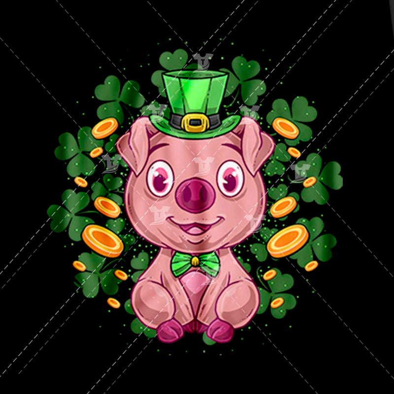 St Patrick's day Pig