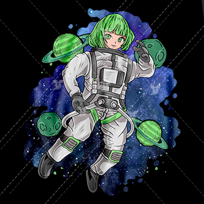 Astronaut anime girl(2 designs)