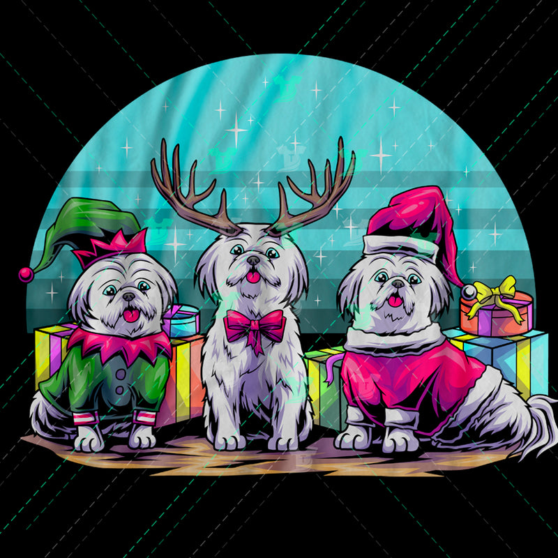 SANTA ELF RD shihtzu