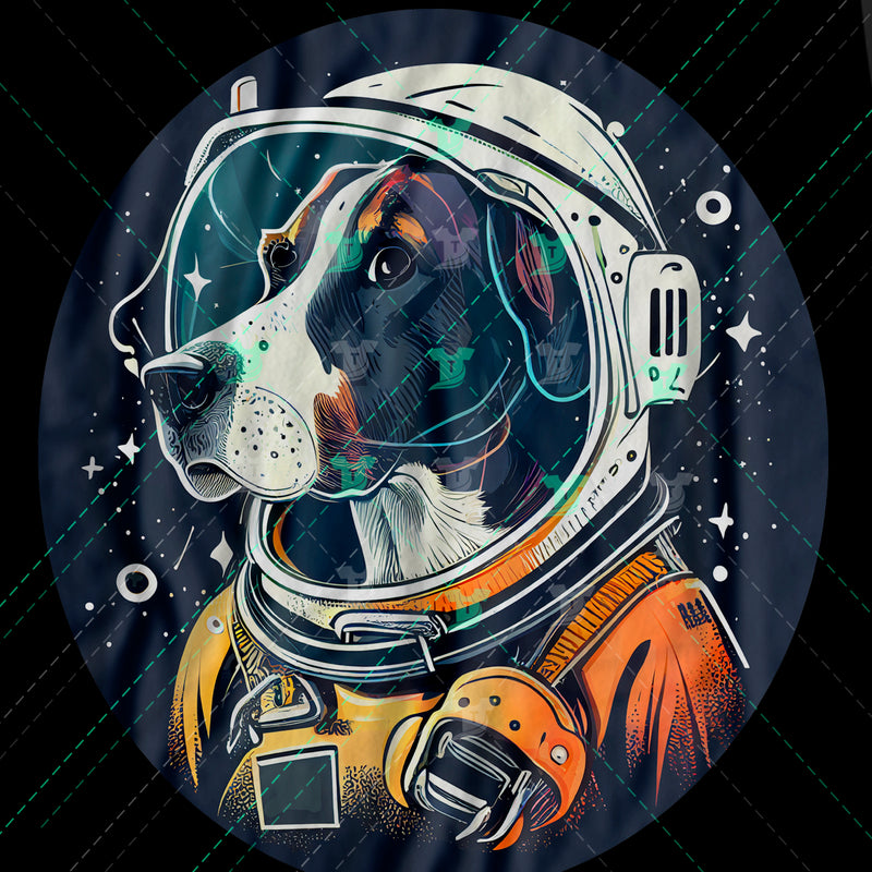 Astronaut dog