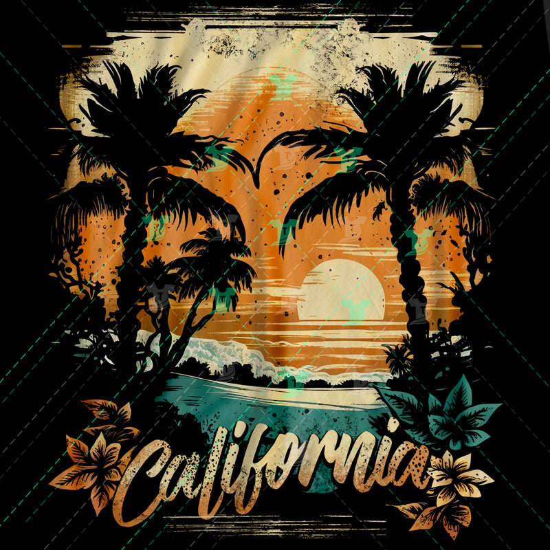 California style poster