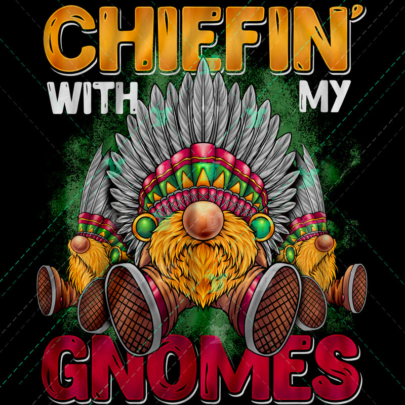 chiefin with my gnomes