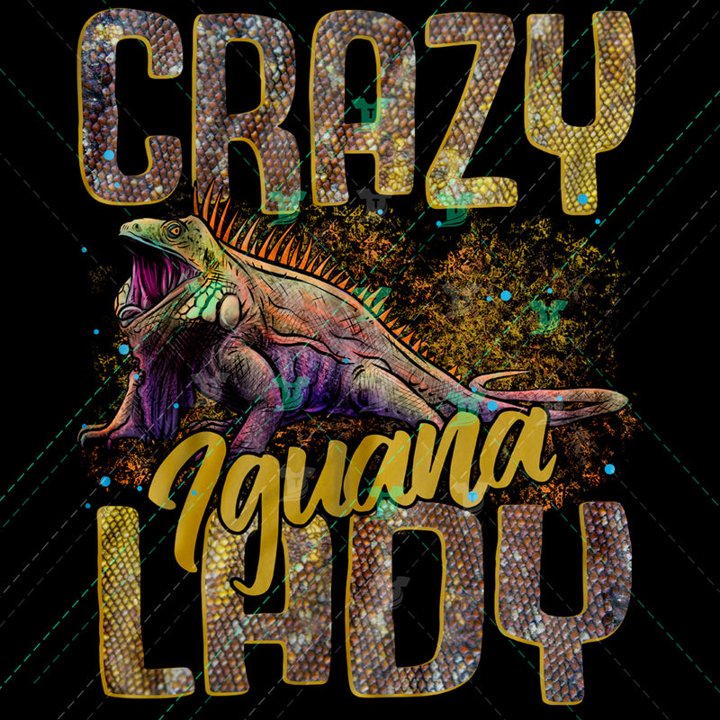 crazy iguana lady