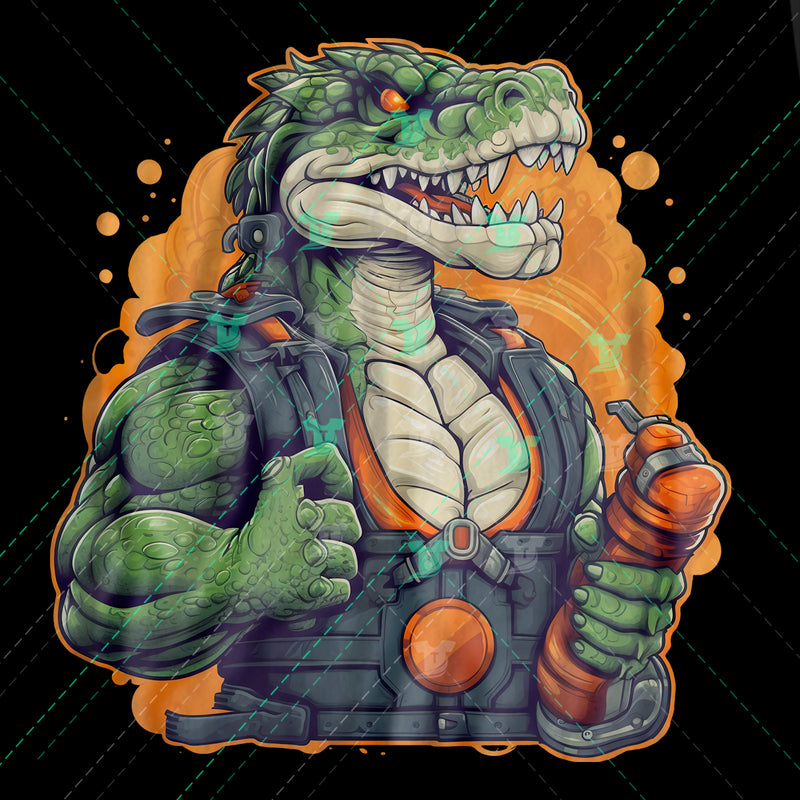 crocodile masculie firefighter
