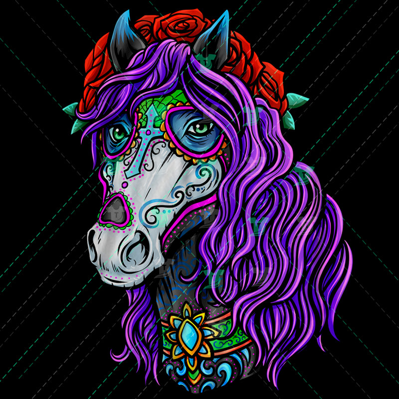 day of dead horse