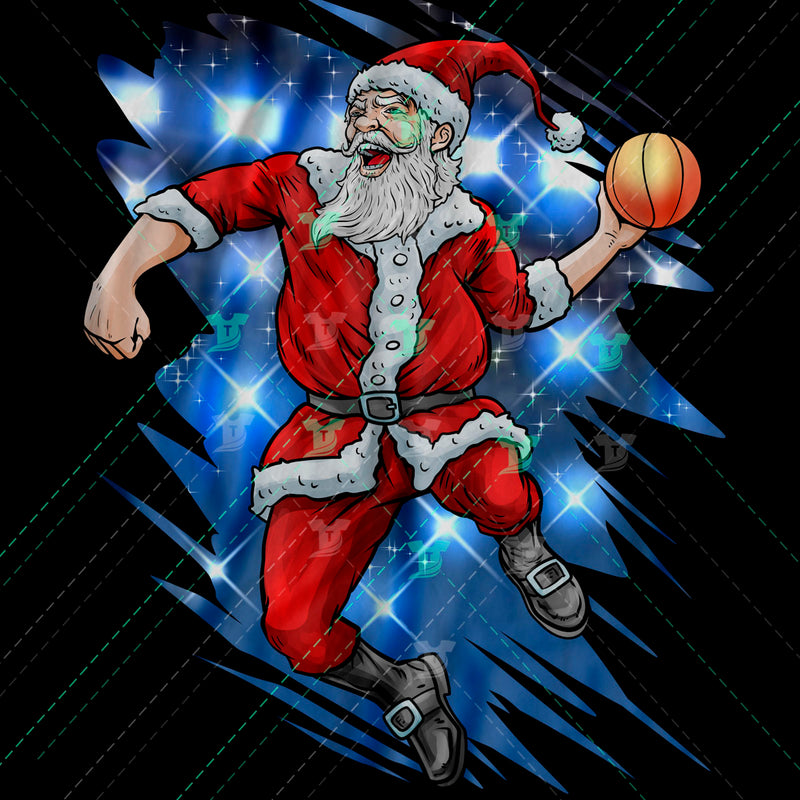 Santa basketball