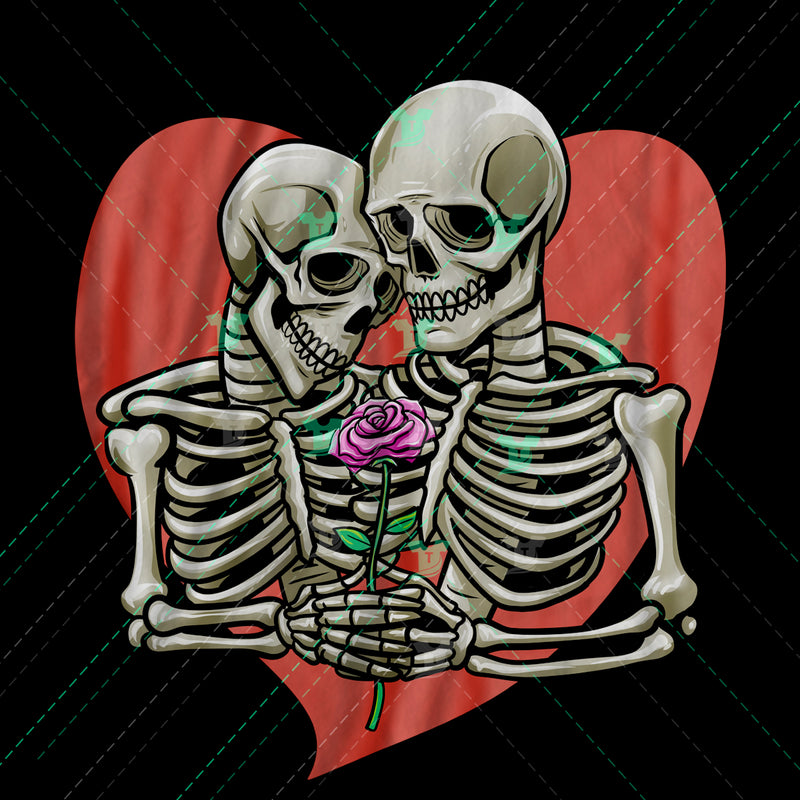 valentines day skeleton